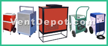 Ebac and Novel Air Technologies have developed the best refrigeration and desiccant dehumidifiers available. VentDepot sells dehumidifiers for tough industrial and commercial needs. Please enjoy quality dehumidifiers at great prices. New products such as portable dehumidifiers will ensure you stay dry anywhere you need dehumidification. Plus, we have infrared surface, wall, and floor dryers. Infrared and fan forced surface dryers. If you are in the military business then you should check the military dehumidifiers as well. Rug and floor dryers using fan forced air can be a great way to dry rooms quickly and efficiently.