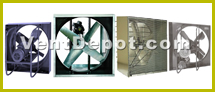 We are authorized distributors for Triangle Engineering of AR and TPI Corporation line of Axial Wall Fans. You can purchase fans from 10 inch diameters up to 60 inch diameters. Our fans include commercial and industrial ventilation wall fans. We also carry Hazardous Location or Explosion Proof wall fans.