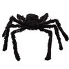 <font size=1>
<b>Producto:</b> Araña Peluda.<br>
<b>Material de la Tela:</b> Poliéster Suave.<br>
<b>Material de las Patas:</b> Alambre.<br>
<b>Tamaño Extendida:</b> 60cm, 72cm ó 90cm.<br>
<b>Colores:</b> Negro.<br>
<b>Aplicaciones:</b> Es utilizado para decoración en casa, departamentos, comercios, oficina , escuela o ajustar las piernas para que se adhiera a la silla, puerta, árbol y ventana.<br>
<b>Garantía:</b> por defecto de fabricación sujeto a cláusulas VentDepot.<br>
<Font>