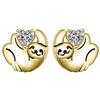 <font size=1>
<b>Tipo:</b> Stup Osos Perezosos.<br>
<b>Material:</b> Metal.<br>
<b>Color:</b> Oro.<br> 
<b>Aplicaciones:</b> Son Aretes de Osos Perezosos a la moda accesorios, joyería, fácil de Usar y cómodo para cualquier ocasión, antialérgicos.<br>
<b>Garantía:</b> 1 año de Garantía.
<Font>
