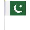 <font size=1>
<b>Bandera:</b> Pakistán.<br>
<b>Material de la Tela:</b> Poliéster.<br>
<b>Tamaño Extendida:</b> 14x21cm.<br>
<b>Colores:</b> Verde/Blanco.<br>
<b>Aplicaciones:</b> Es adecuado para plaza al aire libre, hotel, club, oficina, hogar, conferencias, decoración, eventos deportivos, escuelas, jardines, hogar, tiendas, etc.<br>
<b>Garantía:</b> Por defecto de fabricación sujeto a cláusulas VentDepot.<br>
<Font>