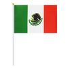<font size=1>
<b>Bandera:</b> México.<br>
<b>Material de la Tela:</b> Poliéster.<br>
<b>Tamaño Extendida:</b> 30x20cm.<br>
<b>Colores:</b> Tricolor.<br>
<b>Aplicaciones:</b> es adecuado para plaza al aire libre, hotel, club, oficina, hogar, conferencias, decoración, eventos deportivos, escuelas, jardines, hogar, tiendas, etc.<br>
<b>Garantía:</b> por defecto de fabricación sujeto a cláusulas VentDepot.<br>
<Font>