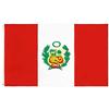 <font size=1>
<b>Bandera:</b> Perú.<br>
<b>Material de la Tela:</b> Poliéster.<br>
<b>Tamaño Extendida:</b> 150x90cm.<br>
<b>Colores:</b> Rojo/Blanco.<br>
<b>Aplicaciones:</b> es adecuado para plaza al aire libre, hotel, club, oficina, hogar, conferencias, decoración, eventos deportivos, escuelas, jardines, hogar, tiendas, etc.<br>
<b>Garantía:</b> por defecto de fabricación sujeto a cláusulas VentDepot.<br>
<Font>