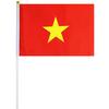 <font size=1>
<b>Bandera:</b> Vietnam.<br>
<b>Material de la Tela:</b> Poliéster.<br>
<b>Tamaño Extendida:</b> 14x21cm.<br>
<b>Colores:</b> Rojo/Amarillo.<br>
<b>Aplicaciones:</b> Es adecuado para plaza al aire libre, hotel, club, oficina, hogar, conferencias, decoración, eventos deportivos, escuelas, jardines, hogar, tiendas, etc.<br>
<b>Garantía:</b> Por defecto de fabricación sujeto a cláusulas VentDepot.<br>
<Font>