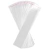 <FONT size=1>
<b>Tamaño real:</b> 6x14cm.<br>
<b>Tamaño útil:</b> 6x15cm.<br>
<b>Material:</b> OPP.<br>
<b>Adherible:</b> Sí.<br>
<b>Color:</b> Transparente.<br>
<b>Aplicaciones:</b> Ideales para empaquetar dulces, joyería, artículos pequeños y regalos, brindando una presentación profesional y atractiva. <br>
<b>Garantía:</b> Cuenta con 1 año de garantía sujeto a cláusulas VentDepot.<br>
<Font>