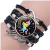 <font size=1>
<b>Producto:</b> Pulsera.<br>
<b>Figura:</b> Unicornio.<br>
<b>Material:</b> Plástico con Metal.<br>
<b>Colores:</b> Negro.<br> 
<b>Aplicaciones:</b> Es fácil de usar y cómodo; para cualquier ocasión, san Valentín, cumpleaños, navidad ó para sorpresa de un ser querido.<br>
<b>Garantía:</b> 1 año de Garantía.
<Font>