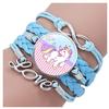 <font size=1>
<b>Producto:</b> Pulsera.<br>
<b>Figura:</b> Unicornio.<br>
<b>Material:</b> Plástico con Metal.<br>
<b>Colores:</b> Azul.<br> 
<b>Aplicaciones:</b> Es fácil de usar y cómodo; para cualquier ocasión, san Valentín, cumpleaños, navidad ó para sorpresa de un ser querido.<br>
<b>Garantía:</b> 1 año de Garantía.
<Font>