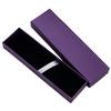 <FONT size=1>
<b>Producto:</b> Joyero.<br>
<b>Material:</b> Cartón.<br>
<b>Tamaño:</b> 17x5x2.5cm.<br>
<b>Color:</b> Morado.<br>
<b>Aplicaciones:</b> Joyero para almacenar, collares, dijes, plumas, cadenas ó pulseras para cualquier ocasión y regalo perfecto para novia, esposa, hija, mamá o amigos el día de Navidad, cumpleaños, día de San Valentín, aniversario, día de acción de gracias, etc. <br>
<b>Garantía:</b> VelvPurple, garantía por defecto de fabricación sujeto a cláusulas VentDepot.<br>
</FONT>