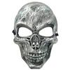 <font size=1>
<b>Producto:</b> Máscara de Calavera.<br>
<b>Tamaño:</b> 16x24.5cm.<br>
<b>Material:</b> Poliéster.<br>
<b>Color:</b> Plata.<br>
<b>Aplicaciones:</b> Es utilizado para Halloween, cosplay, fiestas de máscaras, festival de música, juegos de rol, fiesta rave, fiesta de cumpleaños, etc.<br>
<b>Garantía:</b> Cuenta con garantía por defecto de fabricación sujeto a cláusulas VentDepot .<br>
<Font>