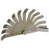 <FONT size=1>
<b>Tipo:</b> Calibrador.<br>
<b>Número de Hojas:</b> 12.<br>
<b>Medidas:</b> 008 a 026" o 0.20 a 0.69mm.<br>
<b>Tipo de Medida:</b> Pulgadas y Métricas.<br>
<b>Material:</b> Acero.<br>
<b>Aplicaciones:</b> Para uso Comercial e Industrial.<br>
<b>Garantía:</b> 1 año.<br>
</FONT>