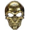 <font size=1>
<b>Producto:</b> Máscara de Calavera.<br>
<b>Tamaño:</b> 16x24.5cm.<br>
<b>Material:</b> Poliéster.<br>
<b>Color:</b> Oro.<br>
<b>Aplicaciones:</b> Es utilizado para Halloween, cosplay, fiestas de máscaras, festival de música, juegos de rol, fiesta rave, fiesta de cumpleaños, etc.<br>
<b>Garantía:</b> Cuenta con garantía por defecto de fabricación sujeto a cláusulas VentDepot .<br>
<Font>