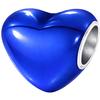 <font size=1>
<b>Producto:</b> Separador.<br>
<b>Figura:</b> Coraz�n. <br>
<b>Material:</b> Plata S925 Chapa.<br>
<b>Cualidad:</b> Fijo.<br>
<b>Color:</b> Azul/Plata.<br> 
<b>Aplicaciones:</b> Es ideal para combinar con otros charms, es el regalo perfecto para quienes busquen destacar, ya sea en un cumplea�os, d�a festivo o cualquier ocasi�n especial.<br>
<b>Garant�a:</b> 1 a�o de Garant�a.
<Font>