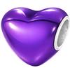 <font size=1>
<b>Producto:</b> Separador.<br>
<b>Figura:</b> Coraz�n. <br>
<b>Material:</b> Plata S925 Chapa.<br>
<b>Cualidad:</b> Fijo.<br>
<b>Color:</b> Morado/Plata.<br> 
<b>Aplicaciones:</b> Es ideal para combinar con otros charms, es el regalo perfecto para quienes busquen destacar, ya sea en un cumplea�os, d�a festivo o cualquier ocasi�n especial.<br>
<b>Garant�a:</b> 1 a�o de Garant�a.
<Font>