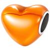 <font size=1>
<b>Producto:</b> Separador.<br>
<b>Figura:</b> Coraz�n. <br>
<b>Material:</b> Plata S925 Chapa.<br>
<b>Cualidad:</b> Fijo.<br>
<b>Color:</b> Naranja/Plata.<br> 
<b>Aplicaciones:</b> Es ideal para combinar con otros charms, es el regalo perfecto para quienes busquen destacar, ya sea en un cumplea�os, d�a festivo o cualquier ocasi�n especial.<br>
<b>Garant�a:</b> 1 a�o de Garant�a.
<Font>