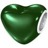 <font size=1>
<b>Producto:</b> Separador.<br>
<b>Figura:</b> Coraz�n. <br>
<b>Material:</b> Plata S925 Chapa.<br>
<b>Cualidad:</b> Fijo.<br>
<b>Color:</b> Verde/Plata.<br> 
<b>Aplicaciones:</b> Es ideal para combinar con otros charms, es el regalo perfecto para quienes busquen destacar, ya sea en un cumplea�os, d�a festivo o cualquier ocasi�n especial.<br>
<b>Garant�a:</b> 1 a�o de Garant�a.
<Font>