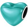 <font size=1>
<b>Producto:</b> Separador.<br>
<b>Figura:</b> Coraz�n. <br>
<b>Material:</b> Plata S925 Chapa.<br>
<b>Cualidad:</b> Fijo.<br>
<b>Color:</b> Verde/Plata.<br> 
<b>Aplicaciones:</b> Es ideal para combinar con otros charms, es el regalo perfecto para quienes busquen destacar, ya sea en un cumplea�os, d�a festivo o cualquier ocasi�n especial.<br>
<b>Garant�a:</b> 1 a�o de Garant�a.
<Font>