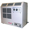 <FONT size=1>
<b>Type: </b> Condensation <br>
<b>Effective Volume: </b> 8,369 ft3, 200 m3 <br>
<b>Typical Extraction: </b> 62 ppd, 30 Lpd <br>
<b>Airflow :</b> 360 cfm, 600 m3/hr <br>
<b>Refrigerant:</b> R407c <br>
<b>Sound Level:</b> 58 dBa <br>
<b>Water Pump:</b> Yes <br>
<b>Min. Operating Temperature: </b>33 ºF, 1 ºC <br>
<b>Max. Operating Temperature: </b> 95 ºF, 35 ºC <br>
<b>Portable:</b> No <br>
<b>Voltage:</b> 110V <br>
<b>Phase:</b> 1<br>
<b>Frequency:</b> 60Hz <br>
<b>Power:</b> 900 W <br>
<b>Current:</b>8 A <br>
<b>Color:</b> White <br>
<b>Applications:</b>Warehouses, Factories, Sports Halls, Storages Areas, Agriculture,
Ships, Stadiums, Laboratories, Oil Rigs, Kitchens, Hospitals, Hotels<br>
<b>Warranty:</b> 1 year manufacturer’s warranty <br>
<b>Shipping:</b> on pallet<br>
</FONT>