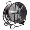 <FONT Size=1>
<b>Type:</b> Triangle Engineering Tiltable Dolly Mount Explosion Proof Drum Fan<br>
<b>Tilt:</b> Up and Down<br>
<b>Drive Type:</b> Belt Drive<br>
<b>Motor Type:</b> Explosion Proof<br>
<b>Blade Material:</b> Aluminum<br>
<b>Voltage:</b> 115/230V and 230/460V<br>
<b>Horse Power:</b> 1/2 to 1HP<br>
<b>Diameters:</b> 36", 42”, and 48"<br>
<b>Air Flow:</b> 12100CFM to 19460CFM<br>
<b>Ship By:</b> LTL Freight<br>
</FONT>