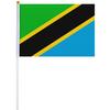 <font size=1>
<b>Bandera:</b> Tanzania.<br>
<b>Material de la Tela:</b> Poli�ster.<br>
<b>Tama�o Extendida:</b> 14x21cm.<br>
<b>Colores:</b> Verde/Amarillo/Negro/Azul.<br>
<b>Aplicaciones:</b> Es adecuado para plaza al aire libre, hotel, club, oficina, hogar, conferencias, decoraci�n, eventos deportivos, escuelas, jardines, hogar, tiendas, etc.<br>
<b>Garant�a:</b> Por defecto de fabricaci�n sujeto a cl�usulas VentDepot.<br>
<Font>