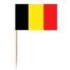 <font size=1>
<b>Bandera:</b> B�lgica.<br>
<b>Material:</b> Papel.<br>
<b>Tama�o Extendida:</b> 3.5x2.5cm.<br>
<b>Colores:</b> Negro/Amarillo/Rojo.<br>
<b>Aplicaciones:</b> Es adecuado para plaza al aire libre, hotel, club, oficina, hogar, conferencias, decoraci�n, eventos deportivos, escuelas, jardines, hogar, tiendas, etc.<br>
<b>Garant�a:</b> Por defecto de fabricaci�n sujeto a cl�usulas VentDepot.<br>
<Font>