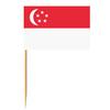 <font size=1>
<b>Bandera:</b> Singapur.<br>
<b>Material:</b> Papel.<br>
<b>Tama�o Extendida:</b> 3.5x2.5cm.<br>
<b>Colores:</b>Rojo/Blanco.<br>
<b>Aplicaciones:</b> Es adecuado para plaza al aire libre, hotel, club, oficina, hogar, conferencias, decoraci�n, eventos deportivos, escuelas, jardines, hogar, tiendas, etc.<br>
<b>Garant�a:</b> Por defecto de fabricaci�n sujeto a cl�usulas VentDepot.<br>
<Font>
