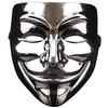 <font size=1>
<b>Producto:</b> Máscara de Anonymous.<br>
<b>Tamaño:</b> 22x20x5cm.<br>
<b>Material:</b>Plástico PVC.<br>
<b>Color:</b>Silver.<br>
<b>Aplicaciones:</b> es utilizado para Halloween, cosplay, fiestas de máscaras, marchas, juegos, actuaciones en escenario y otras ocasiones etc.<br>
<b>Garantía:</b> Cuenta con garantía por defecto de fabricación sujeto a cláusulas VentDepot .<br>
<Font>