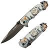<FONT size=1>
<b>Tipo:</b>Cuchillo de Hoja Plegable, de apertura asistida.<br>
<b>Material del Mango:</b>ABS Polietileno.<br>
<b>Material de la Hoja:</b>Acero 440c.<br>
<b>Dureza:</b> 58HRC.<br>
<b>Accesorio:</b> Clip para la Cintura.<br>
<b>Aplicaciones:</b> El IronWolf, Cuchillo de bolsillo plegable,
para acampar, cortar corteza, madera, carne, supervivencia, tactico, trabajos de campo, etc.<br>
<b>Garant�a:</b> El IronWolf, cuenta con 30 d�as de garant�a sujeto a clausulas Ventdepot. <br>