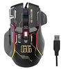 <FONT size=1>
<b>Tipo:</b> Mouse Gamer Profesional 10D.<br>
<b>Entrada:</b> USB <br>
<b>Botones:</b> Tecla izquierda, Tecla derecha, Tecla de rueda, Tecla DPI, Tecla de retroceso, Tecla de avance, Tecla modo LED, Tecla buscador, Tecla escritorio, Tecla de disparo.<br>
<b>Material:</b> Plástico ABS <br>
<b>Velocidad Max.:</b> 12800 DPI <br>
<b>Dispositivo:</b> Computadora de Escritorio o Laptop.<br>
<b>Modo de Uso:</b> Mano Derecha.<br>
<b>Lector:</b> Láser Óptico.<br>
<b>Cable:</b> USB 1.75m <br>
<b>Aplicaciones:</b> El RayUltraBlack es utilizado por Gamers, creadores de contenido, en salas de juego, o para la comodidad del hogar, en computadoras de escritorio o laptop.<br>
<b>Garantía:</b> 30 Días. <br>