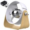 <FONT size=1>
<b>Diametro:</b> 5".<br>
<b>Velocidad:</b> 2.<br>
<b>Fuente de Alimentación:</b> USB y Clavija.<br>
<b>Potencia:</b> 5W.<br>
<b>Color:</b> Blanco/Madera<br>
<b>Material:</b> Plástico.<br>
<b>Botón Encendido:</b> Touch integrado ajustador de velocidades.<br>
<b>Aplicaciones:</b> Ideal para usar en Escritorios, Oficinas, Cubículos, Escuelas, Hoteles, Restaurantes, Despachos, Etc.<br>
<b>Garantía:</b> Cuenta con 1 año de garantía sujeto a cláusulas VentDepot.<br>
