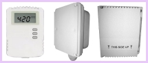 Vendemos Sensores y Transmisores de Temperatura. Sensor de Temperatura Tipo N.T.C de Contacto, de Descarga, de Ducto, de Aire Exterior, de Cuarto, Externo para Ducto o Inmersión, Externo para Cuarto. Transmisores de Temperatura y Humedad para Cuarto, Transmisores de Temperatura y Humedad para Ducto. Ideales para Termostatos con aplicación HVAC, Aire Acondicionado, Ventilación, Calefacción, Enfriamiento, etc.
