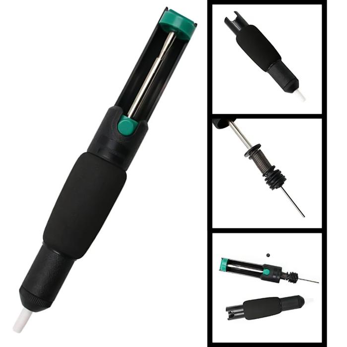 Aspirador De Estaño Portátil Con Filtro HEPA - Alta Succión Para Soldadura Electrónica, Diseño Ergonómico