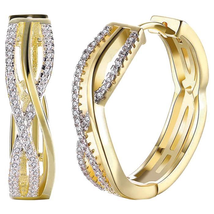 Hermosos Aretes y Pendientes - Z-High Monaco: Aretes para Dama - Zirconia2  - VentDepot.com